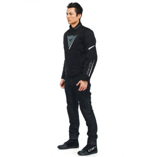 VELOCE D-DRY JACKET BLACK/CHARCOAL-GRAY/WHITE | DAINESE