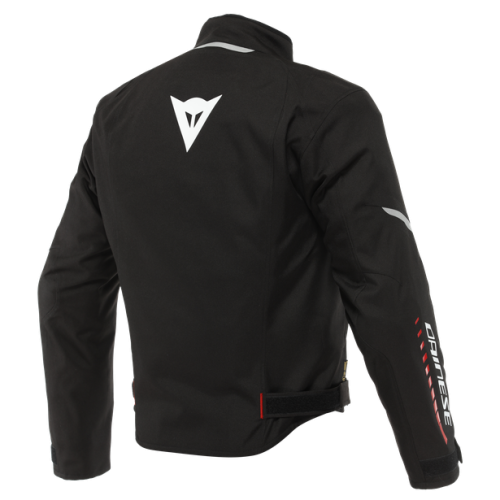 VELOCE D-DRY JACKET BLACK WHITE LAVA-RED | DAINESE