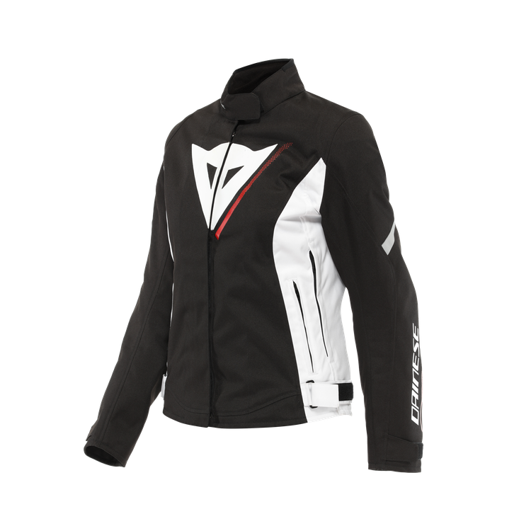 VELOCE LADY D-DRY JACKET BLACK WHITE LAVA-RED | DAINESE