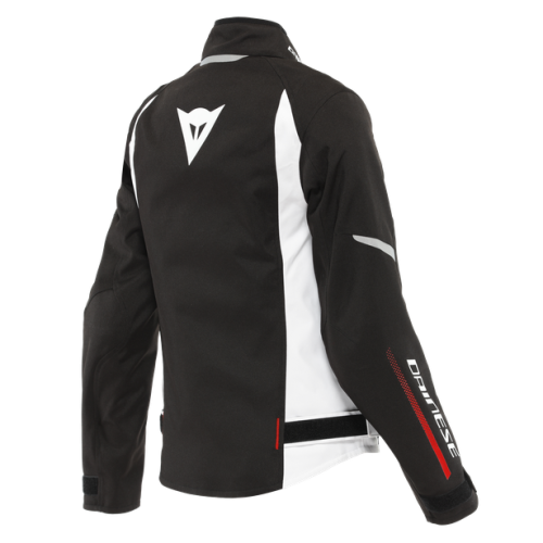 VELOCE LADY D-DRY JACKET BLACK WHITE LAVA-RED | DAINESE