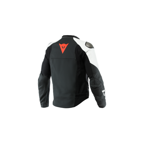 SPORTIVA LEATHER JACKET BLACK-MATT/BLACK-MATT/WHITE | DAINESE