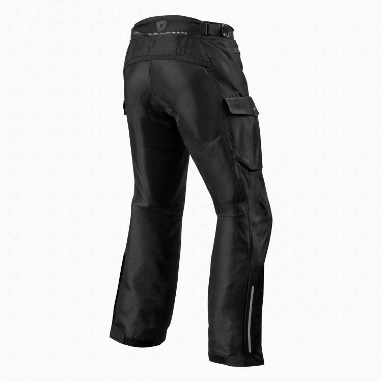 PANTALONI OUTBACK 3 NERO ALLUNGATO REGULAR | REV IT