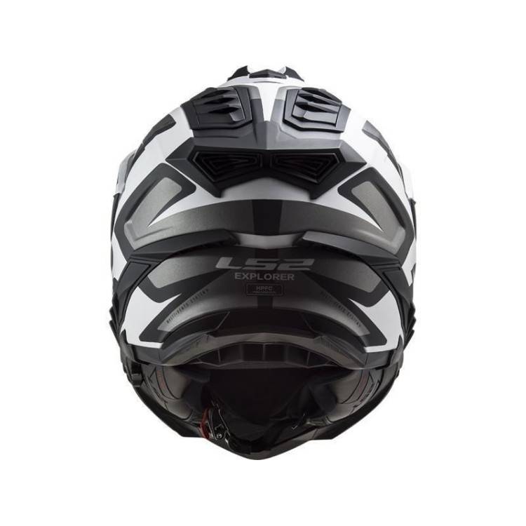 LS2, Casco Cross Moto Explorer Alter Mat Black Fluo Orange, XL - 2