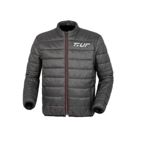 GIACCA J-ZERO GRIGIO SCURO ROSSO | T.UR