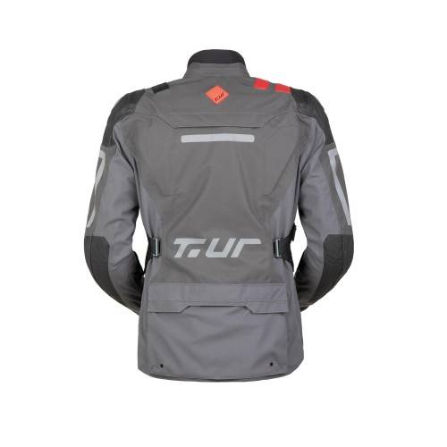 GIACCA J-ZERO GRIGIO SCURO ROSSO | T.UR
