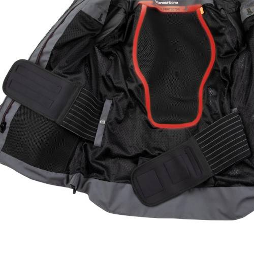 GIACCA J-ZERO GRIGIO SCURO ROSSO | T.UR