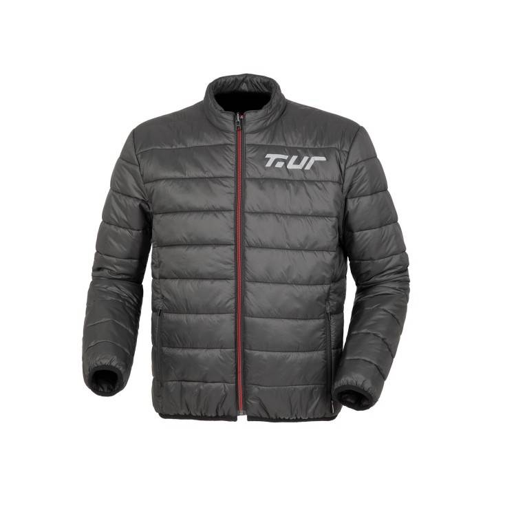 GIACCA J-ZERO GRIGIO SCURO ROSSO | T.UR