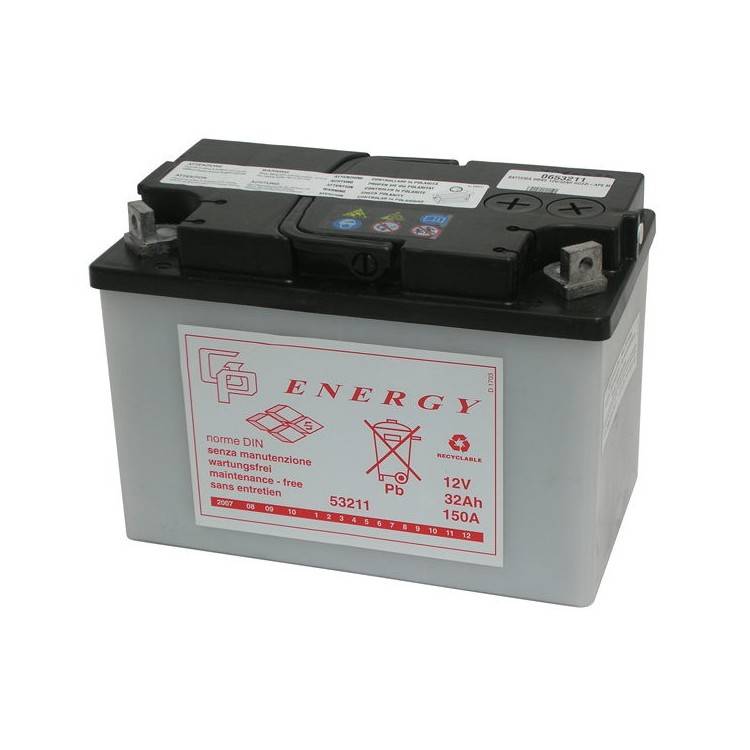 0653211 BATTERIA 6MK5 12V-32AH GUZZI-APE MP | SGR