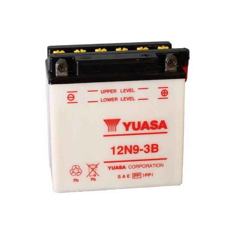 0650933 BATTERIA YUASA 12N9-3B 12V-9AH | SGR