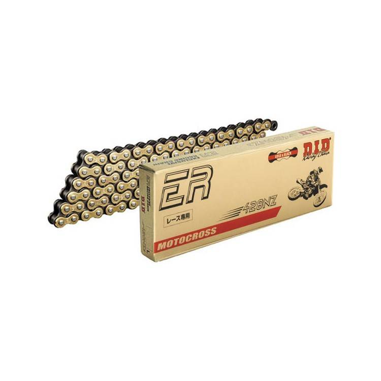 532021401 CATENA DID 428NZ (Gold & Black) - Lunghezza 140 maglie con giunto a clip (FJ) | SGR