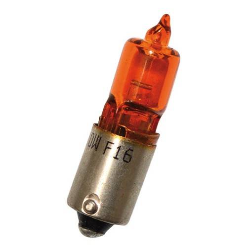 201133 LAMPADA HERT 12V-10W BAY9S ALOGENA ARANCIO (C10) | SGR