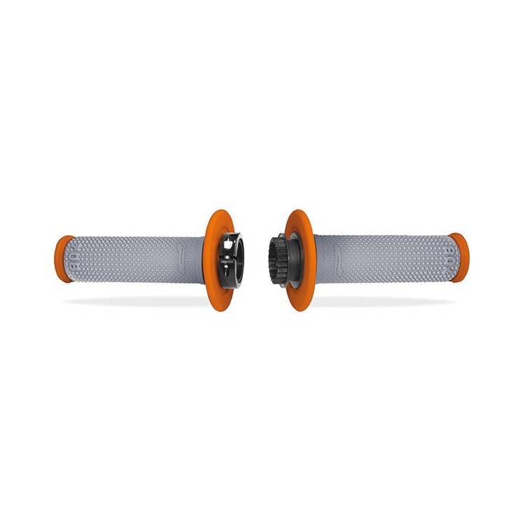 431182 MANOPOLE CROSS PROGRIP 708 ARANCIONE-GRIGIO CON SISTEMA LOCK-ON | SGR