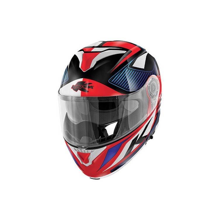 CASCO MOD KV32 ORLANDO BLU LUCIDO ROSSO | KAPPA