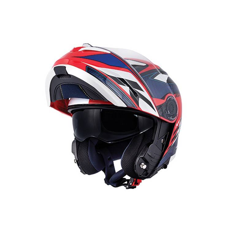CASCO MOD KV32 ORLANDO BLU LUCIDO ROSSO | KAPPA