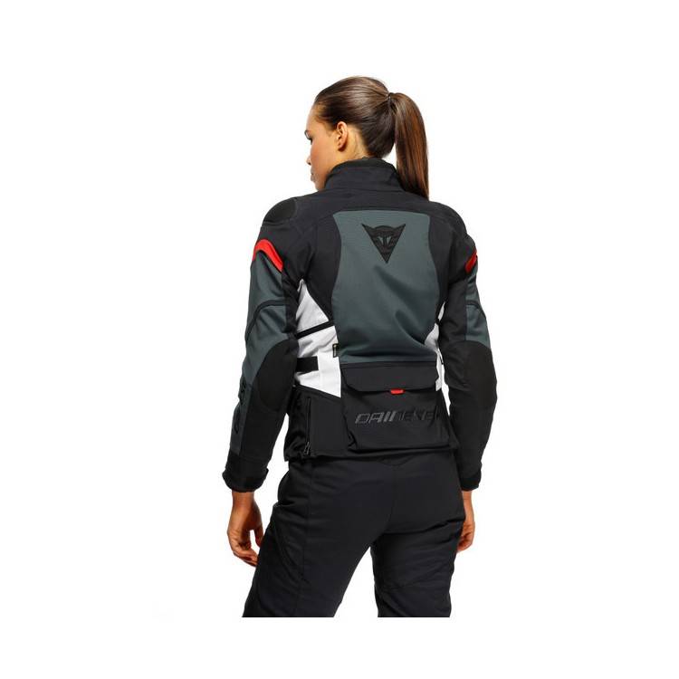 GIACCA CARVE MASTER 3 LADY GORE-TEX BLACK EBONY LAVA-RED | DAINESE