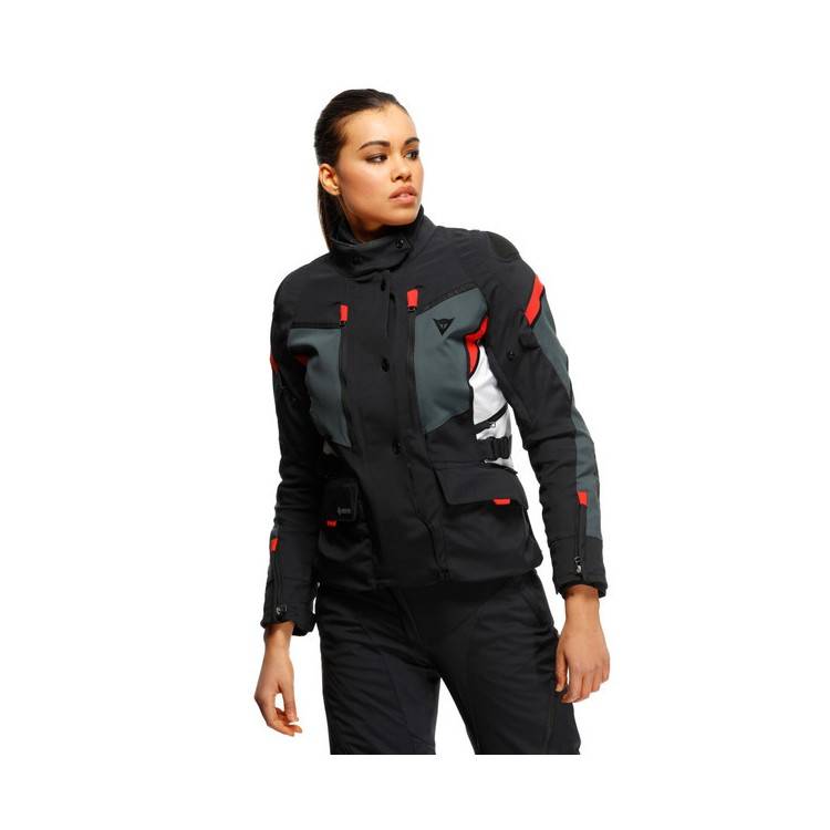 GIACCA CARVE MASTER 3 LADY GORE-TEX BLACK EBONY LAVA-RED | DAINESE