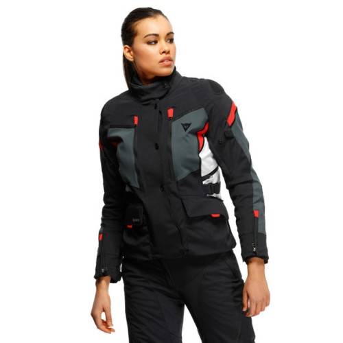 GIACCA CARVE MASTER 3 LADY GORE-TEX BLACK EBONY LAVA-RED | DAINESE