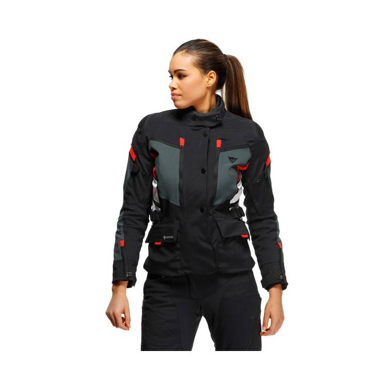 GIACCA CARVE MASTER 3 LADY GORE-TEX BLACK EBONY LAVA-RED | DAINESE