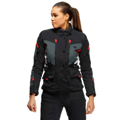 GIACCA CARVE MASTER 3 LADY GORE-TEX BLACK EBONY LAVA-RED | DAINESE