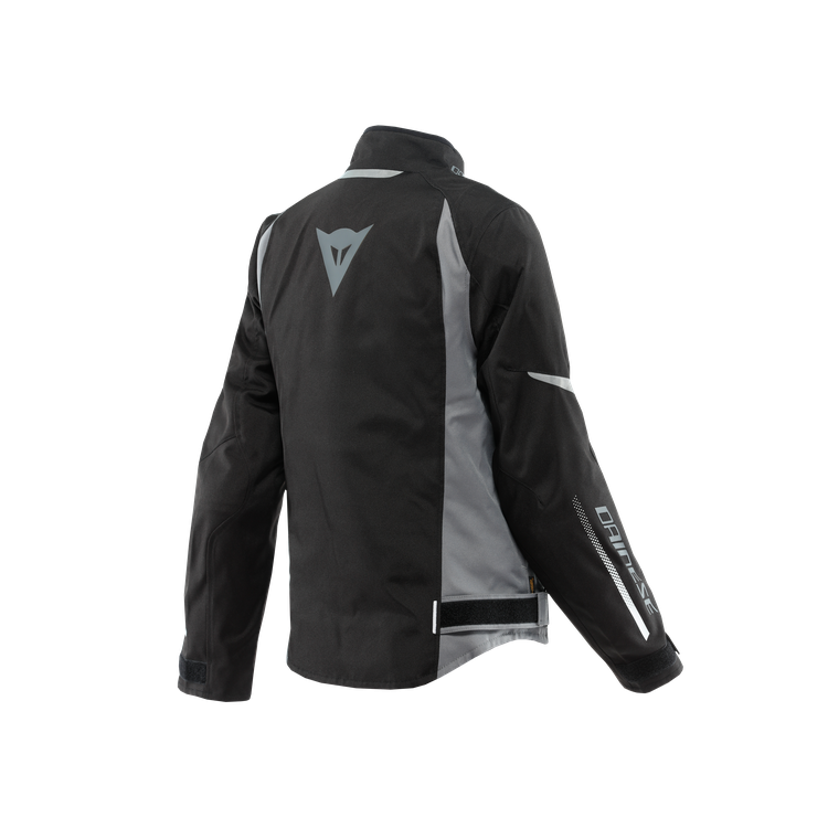 GIACCA VELOCE LADY D-DRY BLACK CHARCOAL-GRAY WHITE || DAINESE