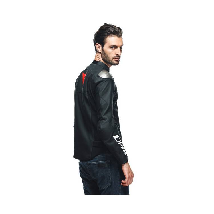 GIACCA PELLE SPORTIVA BLACK-MATT BLACK-MATT BLACK-MATT | DAINESE