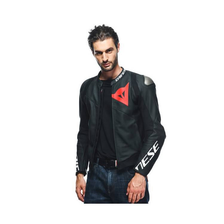 GIACCA PELLE SPORTIVA BLACK-MATT BLACK-MATT BLACK-MATT | DAINESE