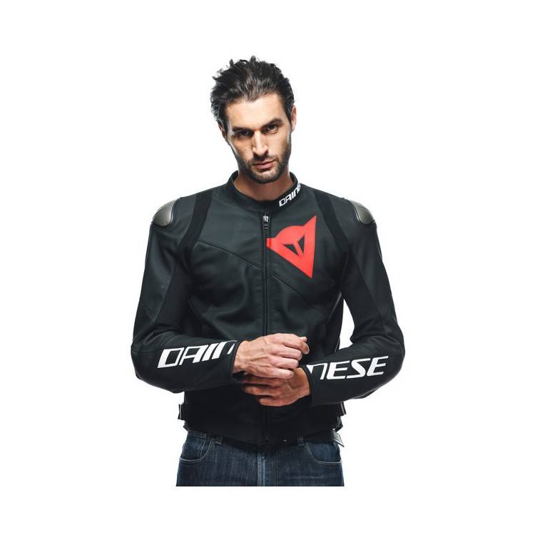 GIACCA PELLE SPORTIVA BLACK-MATT BLACK-MATT BLACK-MATT | DAINESE