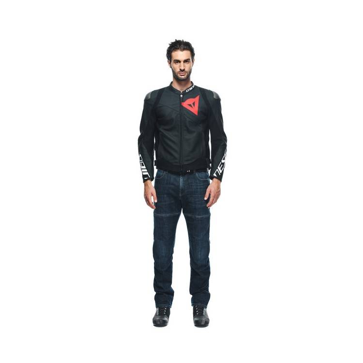 GIACCA PELLE SPORTIVA BLACK-MATT BLACK-MATT BLACK-MATT | DAINESE
