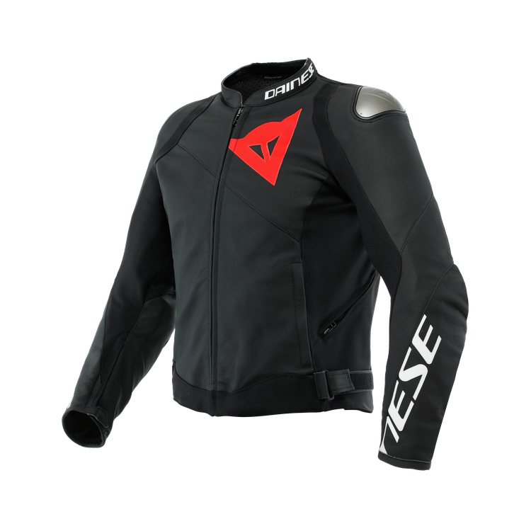 GIACCA PELLE SPORTIVA BLACK-MATT BLACK-MATT BLACK-MATT | DAINESE