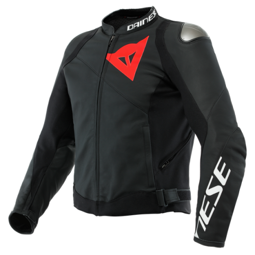 GIACCA PELLE SPORTIVA BLACK-MATT BLACK-MATT BLACK-MATT | DAINESE