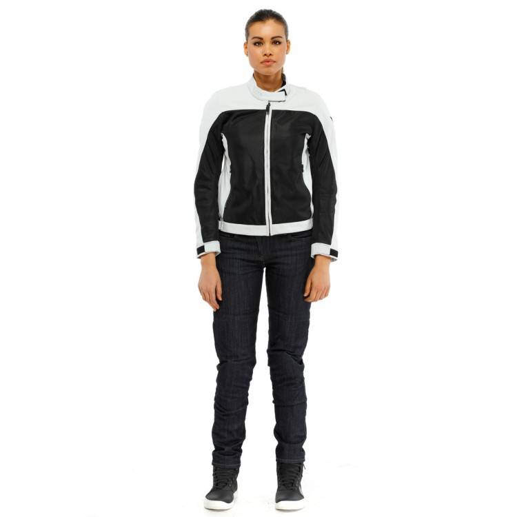 GIACCA TESSUTO SEVILLA AIR LADY TEX JACKET BLACK GLACIER-GRAY | DAINESE