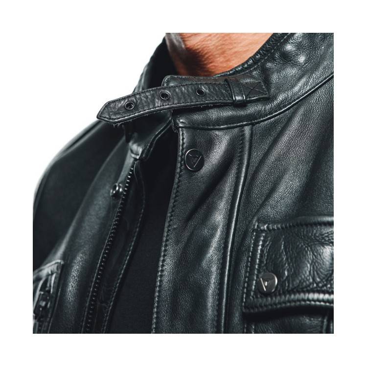 GIACCA IN PELLE ATLAS LEATHER JACKET BLACK | DAINESE