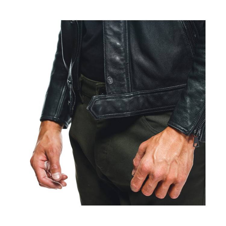 GIACCA IN PELLE ATLAS LEATHER JACKET BLACK | DAINESE