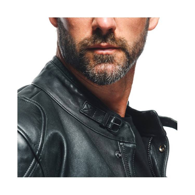 GIACCA IN PELLE ATLAS LEATHER JACKET BLACK | DAINESE