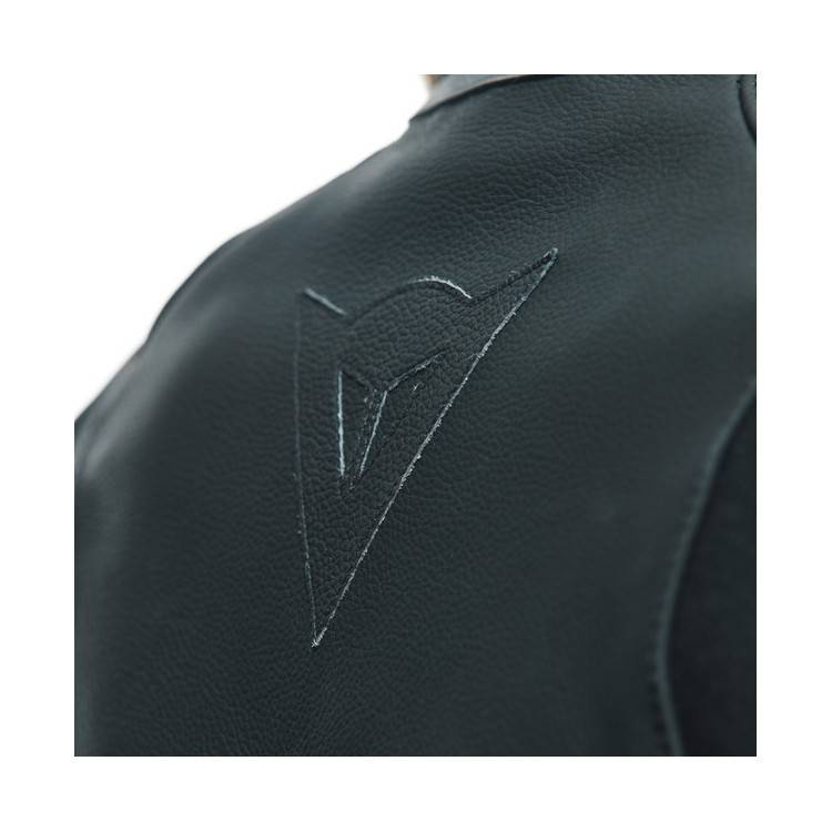 GIACCA IN PELLE RAPIDA LADY LEATHER JACKET BLACK-MATT BLACK-MATT WHITE | DAINESE