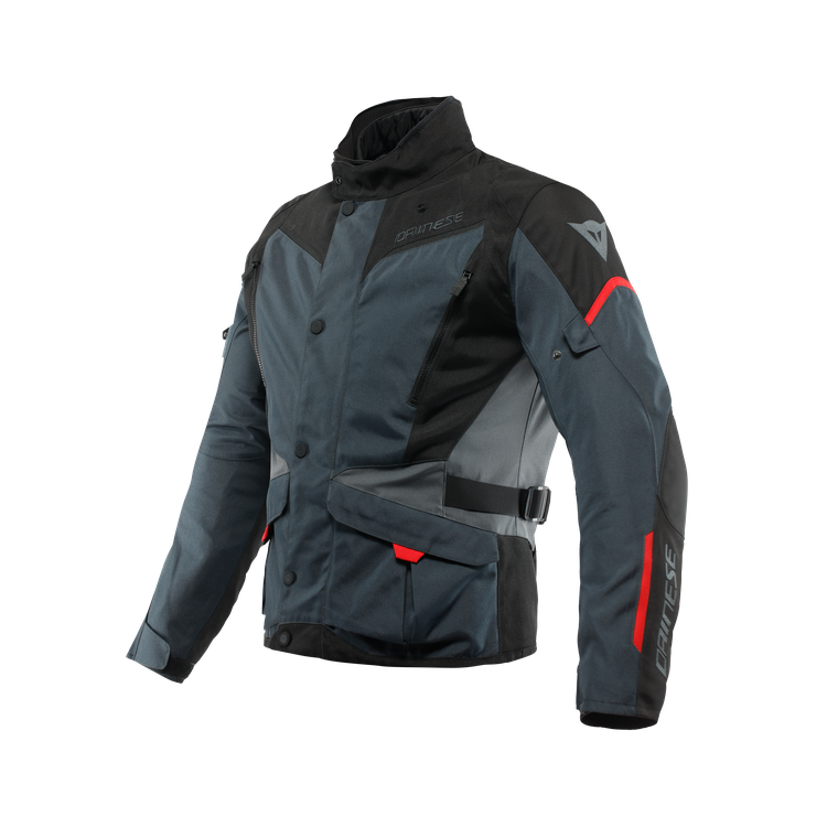 GIACCA IMPERMEABILI TEMPEST 3 D-DRY EBONY BLACK LAVA-RED | DAINESE