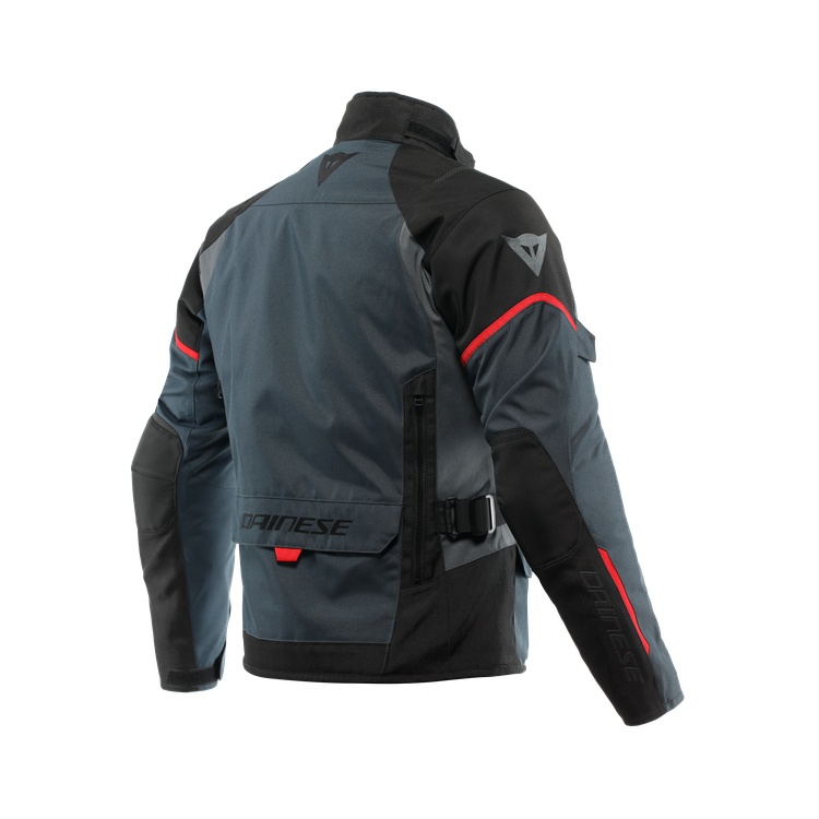 GIACCA IMPERMEABILI TEMPEST 3 D-DRY EBONY BLACK LAVA-RED | DAINESE