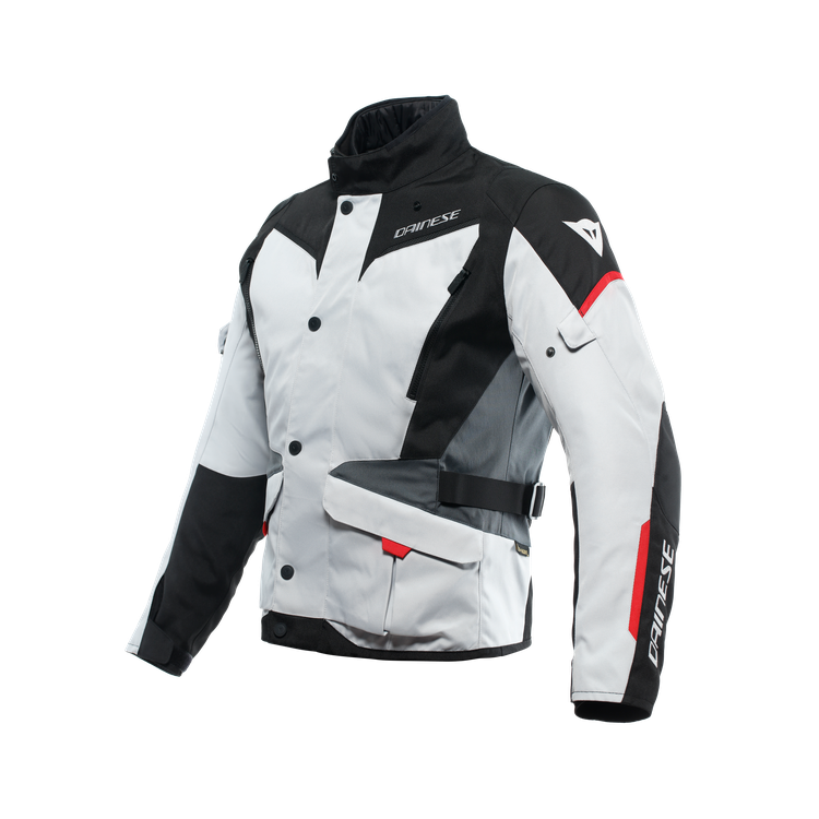 GIACCA IMPERMEABILI TEMPEST 3 D-DRY GLACIER-GRAY BLACK LAVA-RED | DAINESE