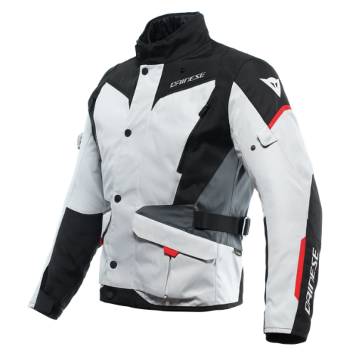 GIACCA IMPERMEABILI TEMPEST 3 D-DRY GLACIER-GRAY BLACK LAVA-RED | DAINESE