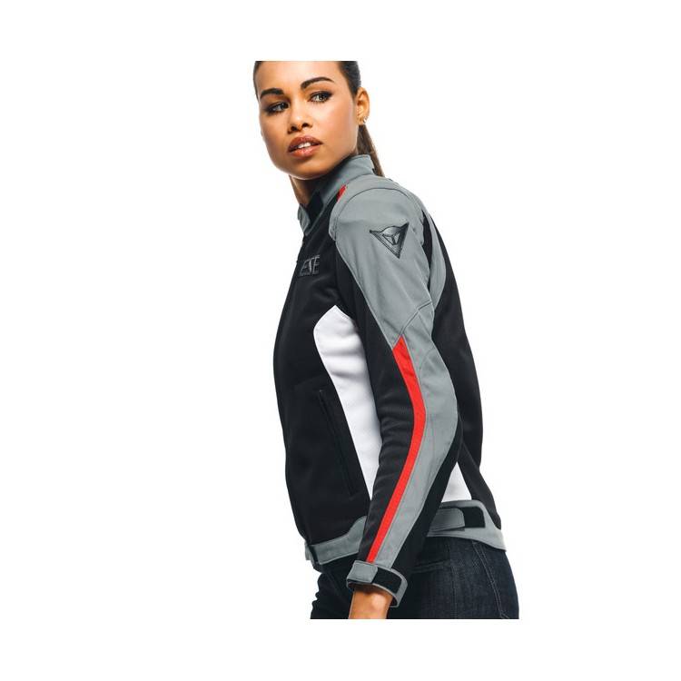 GIACCA IMPERMEABILI HYDRAFLUX 2 AIR LADY D-DRY JACKET BLACK CHARCOAL-GRAY LAVA-R | DAINESE