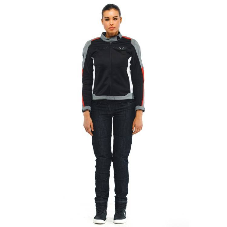 GIACCA IMPERMEABILI HYDRAFLUX 2 AIR LADY D-DRY JACKET BLACK CHARCOAL-GRAY LAVA-R | DAINESE