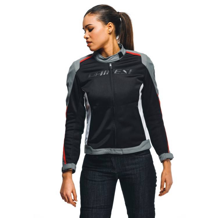 GIACCA IMPERMEABILI HYDRAFLUX 2 AIR LADY D-DRY JACKET BLACK CHARCOAL-GRAY LAVA-R | DAINESE