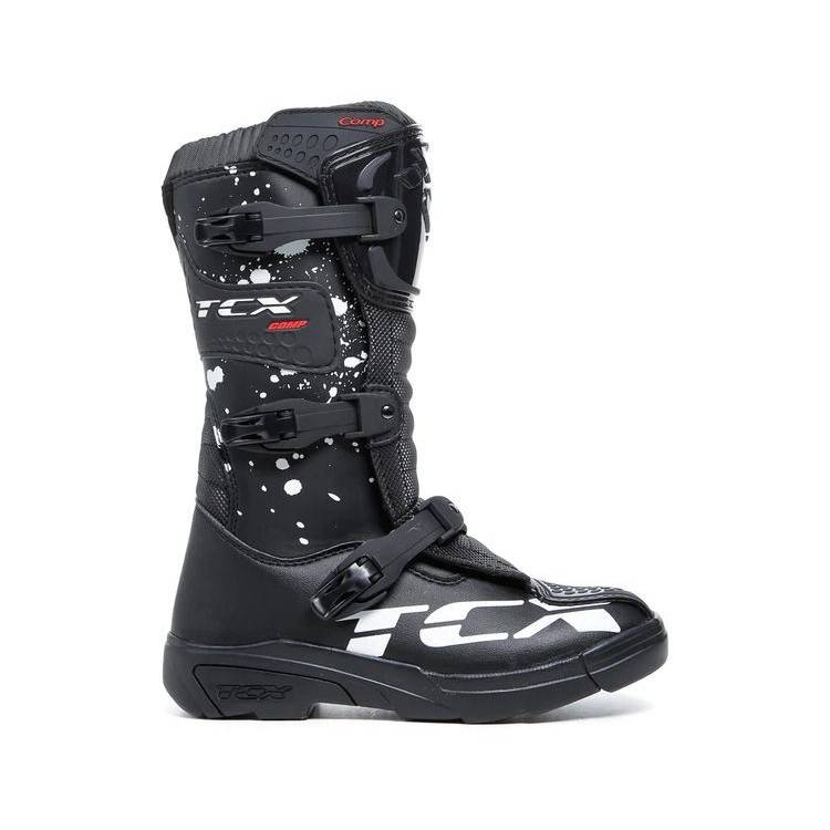 STIVALE CROSS COMP-KID NERO NERO BIANCO | TCX BOOTS