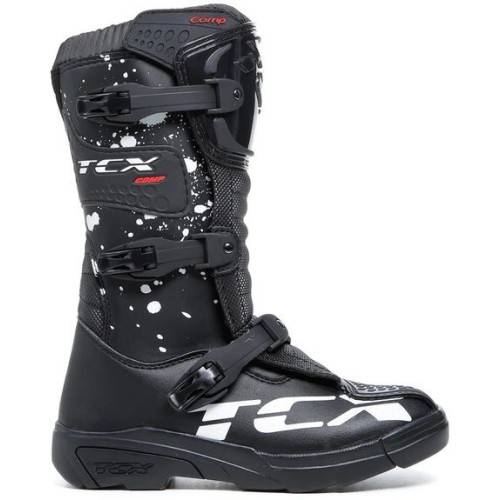STIVALE CROSS COMP-KID NERO NERO BIANCO | TCX BOOTS