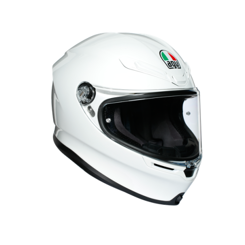 CASCO AGV K6 ECE SOLID MPLK WHITE | AGV