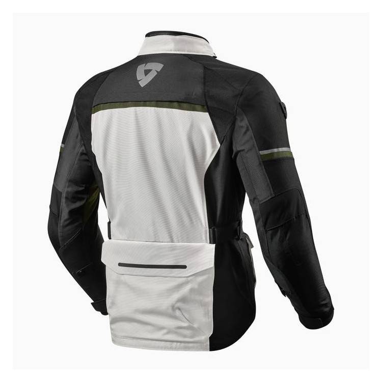 GIACCA OUTBACK 3- ARGENTO-VERDE REGULAR | REV'IT