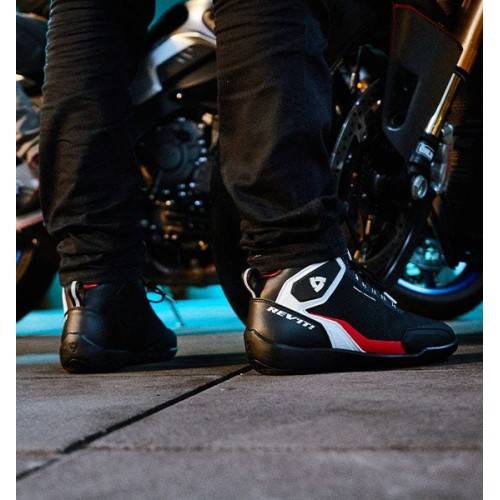 SCARPE G-FORCE H2O- NERO-NEON ROSSO REGULAR | REV'IT