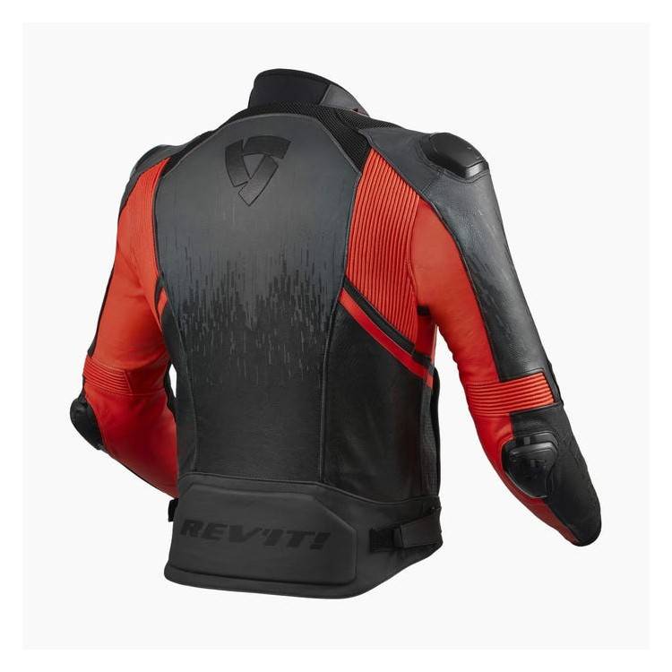 GIACCA QUANTUM 2 ANTRACITE-NEON ROSSO REGULAR | REV'IT