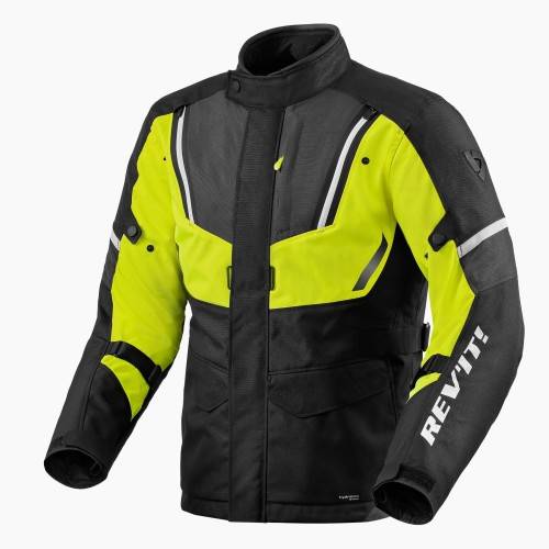 GIACCA MOVE H2O- NERO-GIALLO NEON REGULAR | REV'IT