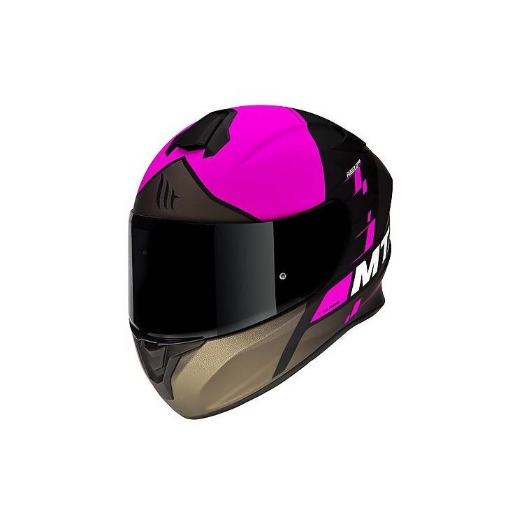 CASCO INTEGRALE TARGO RIGEL A8 ROSA FLUOR MATE | MT HELMETS